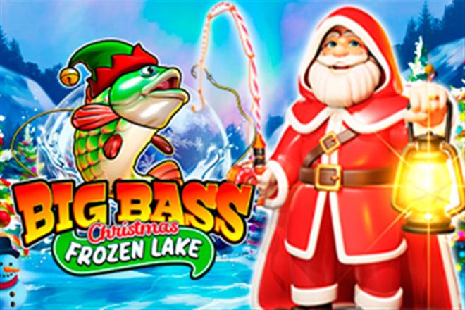 Big Bass Christmas Frozen Lake
